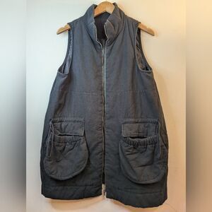 Mh Sleeveless Black Vest Oversized M